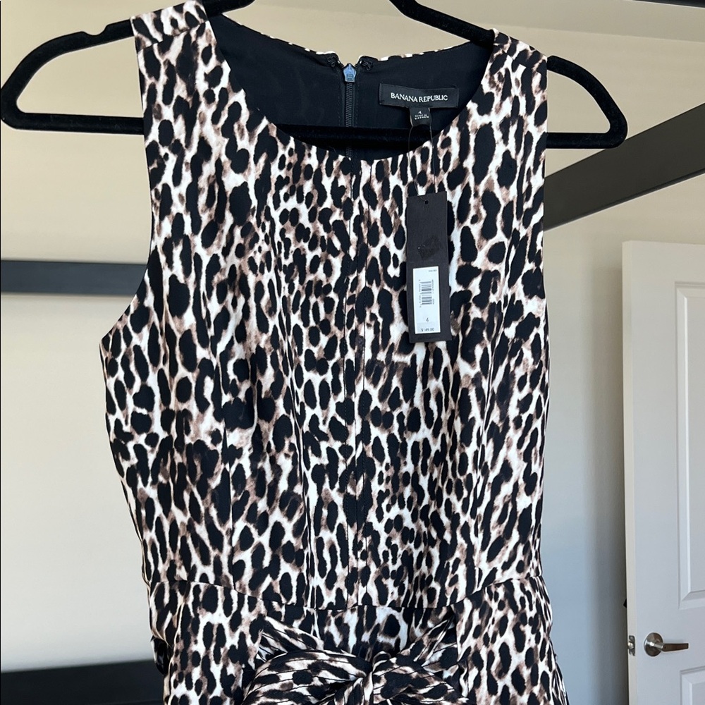 Banana Republic Leopard Print Jumpsuit